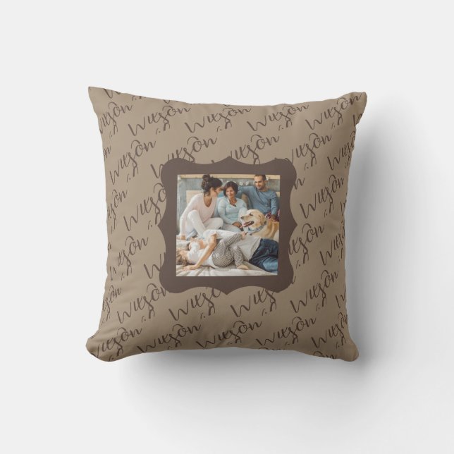 Créez votre propre Coussin de jet "Wilson" avec ph (Recto)