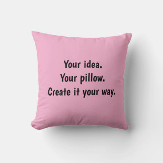 Créez votre propre Coussin décoratif Rose personna