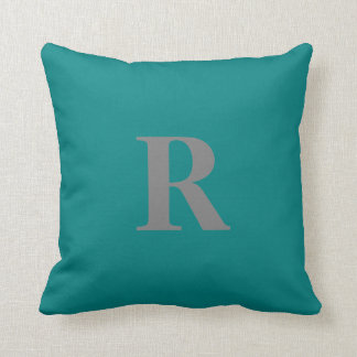 Créez votre propre coussin gris et turquoise de