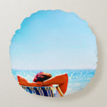 Créez votre propre coussin rond de photo