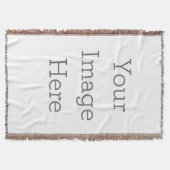 Couverture à frange en coton (Devant)