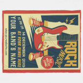 Créez votre propre couverture en flacon Retro Rock (Devant (Horizontal))