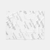 Créez votre propre couverture en polaire personnal (Devant (Horizontal))