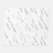 Créez votre propre couverture en polaire personnal (Devant (Horizontal))