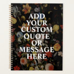Créez votre propre devis Floral<br><div class="desc">Créez votre propre planificateur de devis personnalisé. Personnalisez ce carnet avec la typographie minimaliste moderne et l'arrière - plan floral nature.</div>