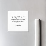 Créez votre propre devis personnalisé de script él<br><div class="desc">Créez votre propre aimant de devis personnalisé. Caractéristiques minimaliste élégante typographie de script.</div>