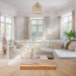 Créez votre propre devis personnalisé de script mi<br><div class="desc">Créez votre propre devis personnalisé imprimé acrylique. Comprend votre citation motivationnelle préférée ou un dicton inspirant dans la calligraphie de script minimaliste moderne.</div>