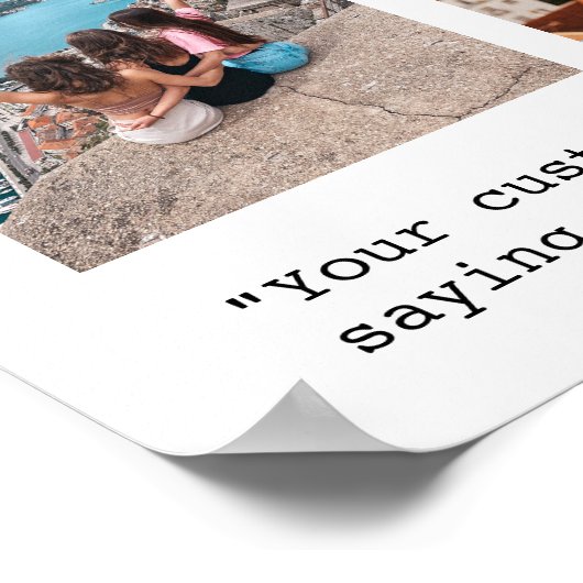 Créez votre propre devis Photo Collage Poster (Coin)