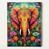 Créez votre propre éléphant de jungle florale (Dos)