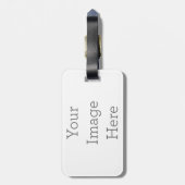 Étiquette de bagage en acrylique (Dos Vertical)