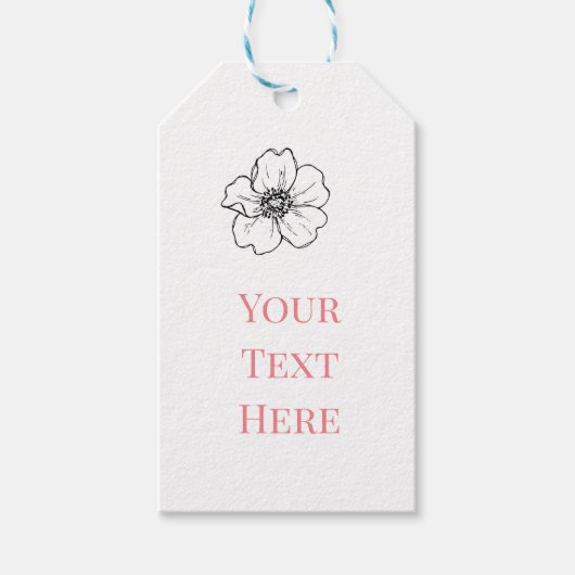 Créez votre propre étiquette cadeau de bébé (Devant)