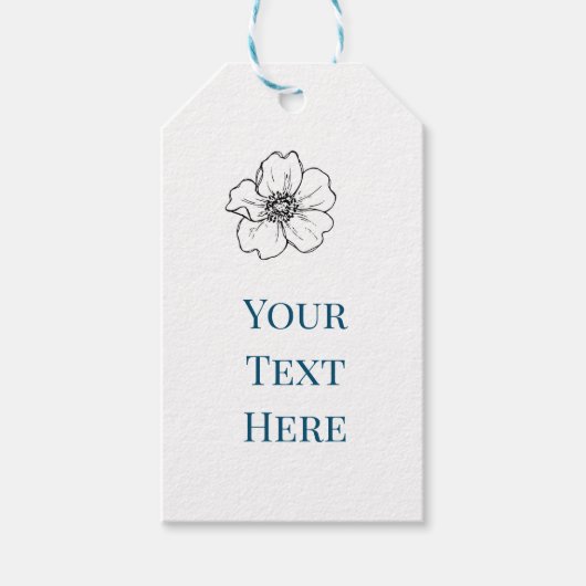 Créez votre propre étiquette cadeau de bébé (Devant)