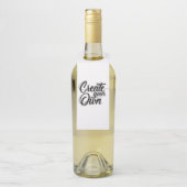 Créez votre propre - Étiquette de bouteille (Sur bouteille)