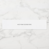 Créez votre propre Étiquette de bouteille d'eau de (Étiquettes simples)