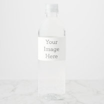 Créez votre propre Étiquette de bouteilles d'eau (