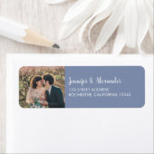 Créez votre propre Étiquette de Mariage photo rust (En situation)