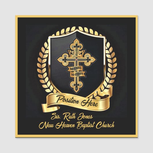 Créez votre propre étiquette de nom (Devant)