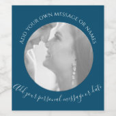 Créez votre propre Étiquette de vin photo (Étiquettes simples)