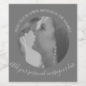 Créez votre propre Étiquette de vin photo (Étiquettes simples)