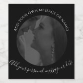 Créez votre propre Étiquette de vin photo (Étiquettes simples)