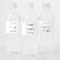 Créez votre propre étiquette pour bouteille d'eau