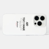 Créez votre propre étui pour iPhone (Verso (horizontal))
