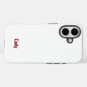 Créez votre propre étui robuste pour iPhone 16 (Verso (horizontal))