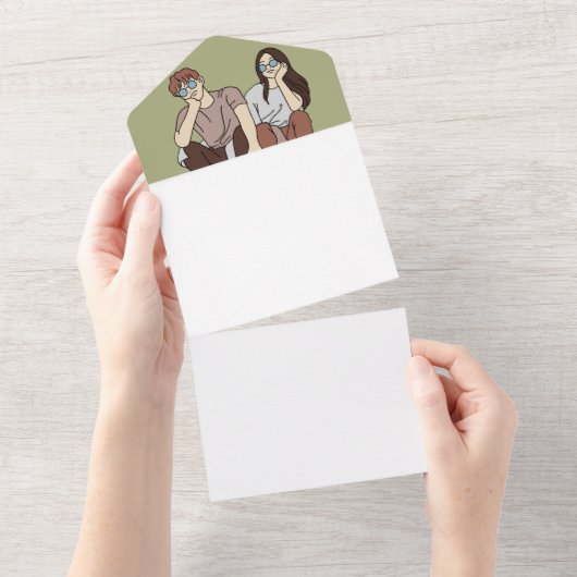 Créez votre propre Faire-part de mariage (Déchirure)