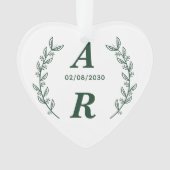 Créez Votre Propre Faveur De Mariage Monogramme Ve (devant)