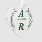 Créez Votre Propre Faveur De Mariage Monogramme Ve (devant)
