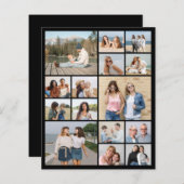 Créez votre propre feuille de papier/carton de col (Devant / Derrière)