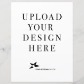 Créez votre propre feuille de papier vertical de c (Dos)