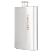 Créez Votre Propre Flasque Classique en Acier Inox (Gauche)