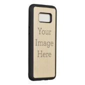 Coque en bois pourSamsung Galaxy S8 Érable mince (Droite)