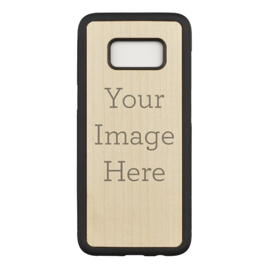 Coque en bois pourSamsung Galaxy S8 Érable mince (Dos)