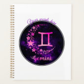 Créez votre propre gemini céleste violet Zodiac (Devant)