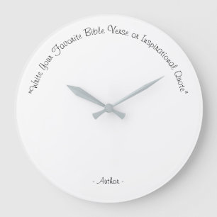 créez votre propre grande horloge murale