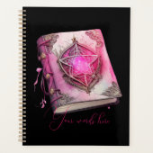 Créez votre propre Grimoire rose Pentacle (Devant)