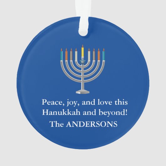 Créez votre propre Hanoukka Menorah (dos)