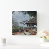 Créez votre propre horloge murale Carré (Maison)