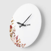 Créez Votre Propre Horloge Murale Florale (Angle)