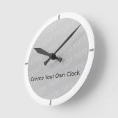 Créez votre propre horloge - Style 9 (Angle)