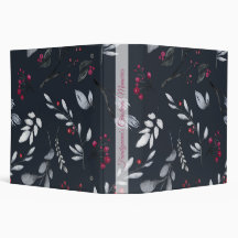 Créez votre propre houx noir et rouge élégant