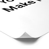 Créez votre propre impression de poster mat à vale (Coin)
