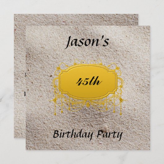 Créez votre propre invitation (Devant / Derrière)