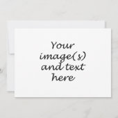 Créez Votre Propre Invitation (Dos)