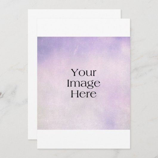 Créez votre propre invitation (Devant / Derrière)