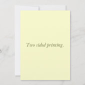 Créez votre propre invitation (Dos)