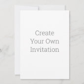 Créez votre propre invitation (Dos)