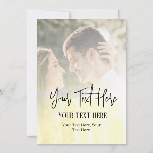 Créez votre propre invitation (Devant)